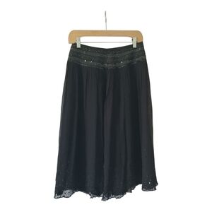Lafayette 148 New York Black A-Line Skirt